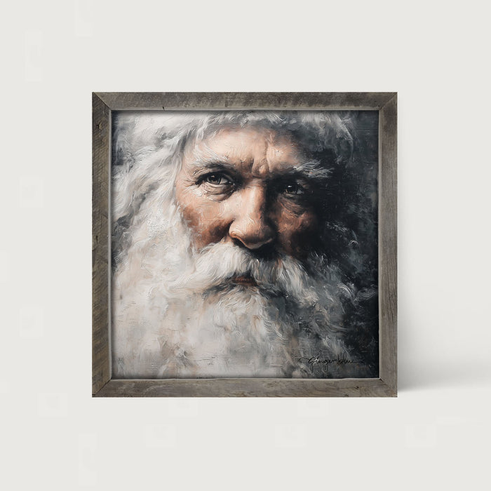 Gazing Santa