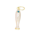Gold Colorful Fish Charm