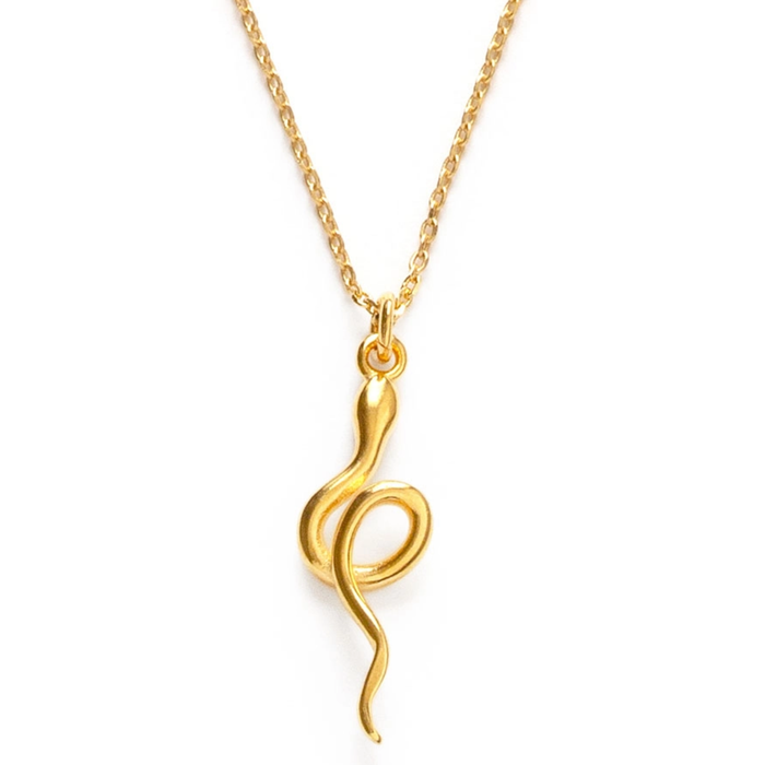Gold Snake Necklace