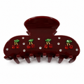 Gorgeous Red Wine Cherry Clip