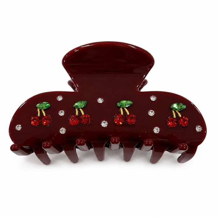 Gorgeous Red Wine Cherry Clip