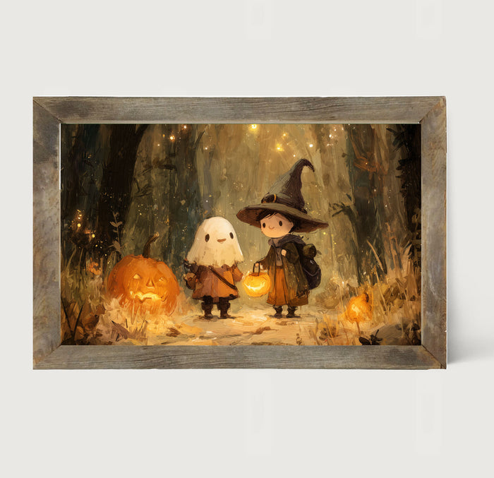 Halloween Friends - Ghost and Witch