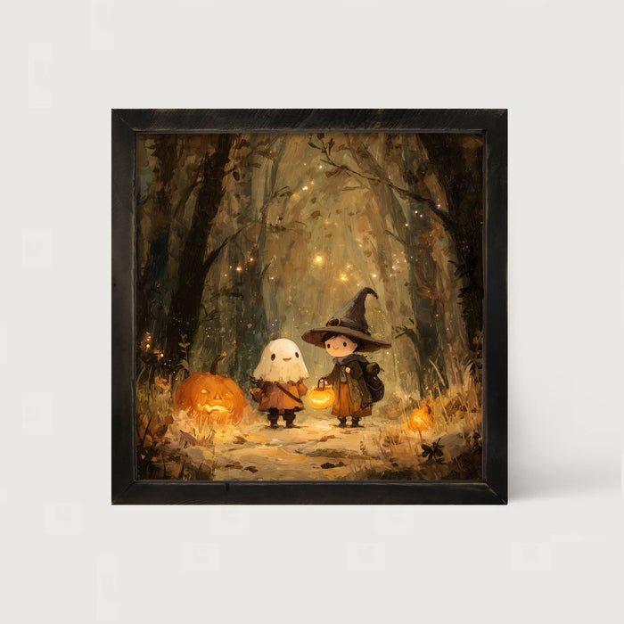 Halloween Friends - Ghost and Witch