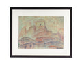 Harry Knox Smith 1933 Abstract Watercolor Painting