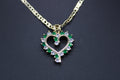 Heart with 22" Necklace (24K Gold Plated)