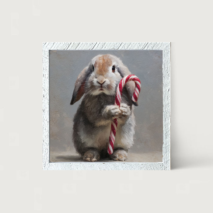 Holiday Bunny - Christmas - Framed Art