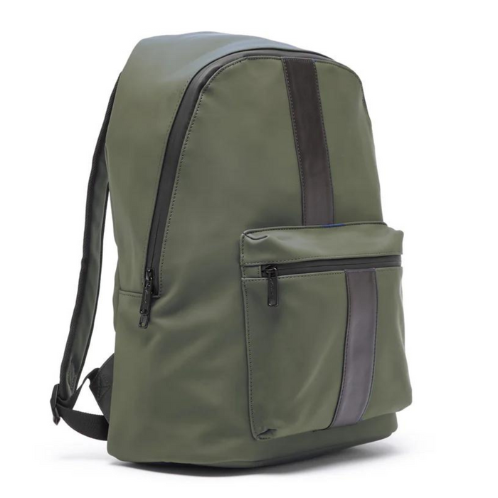 BRouk & Co's Hudson Backpack in navy, featuring multiple pockets and adjustable straps, ideal for everyday use.