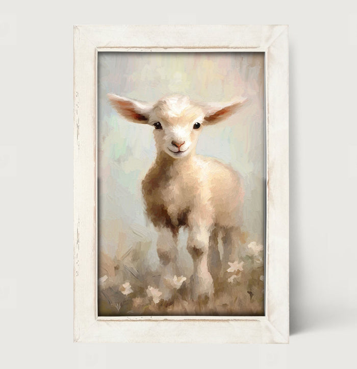 In the Meadow with Little Lamb
