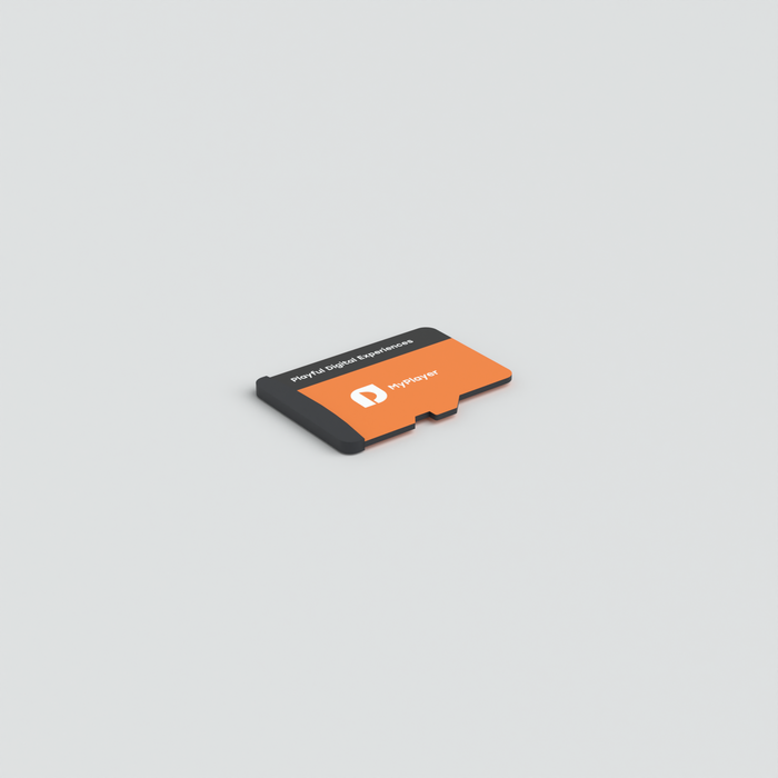 Industrial 16GB MicroSD card for MyPlayer retail hardware