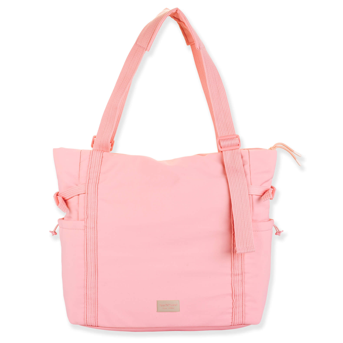 Sun n Sand Isla Voyager nylon tote bag with sturdy handles and spacious interior, perfect for everyday use.
