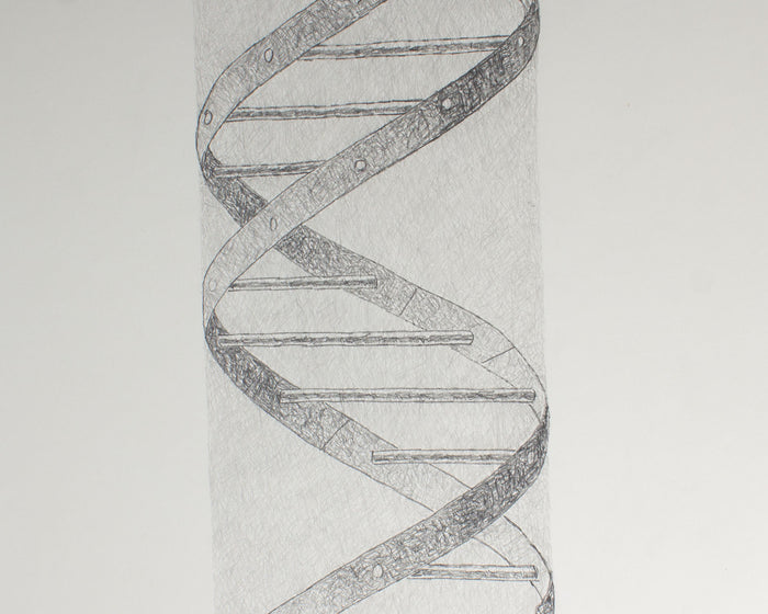 James Spencer Russell “Clyde Stairway 2” Graphite Drawing