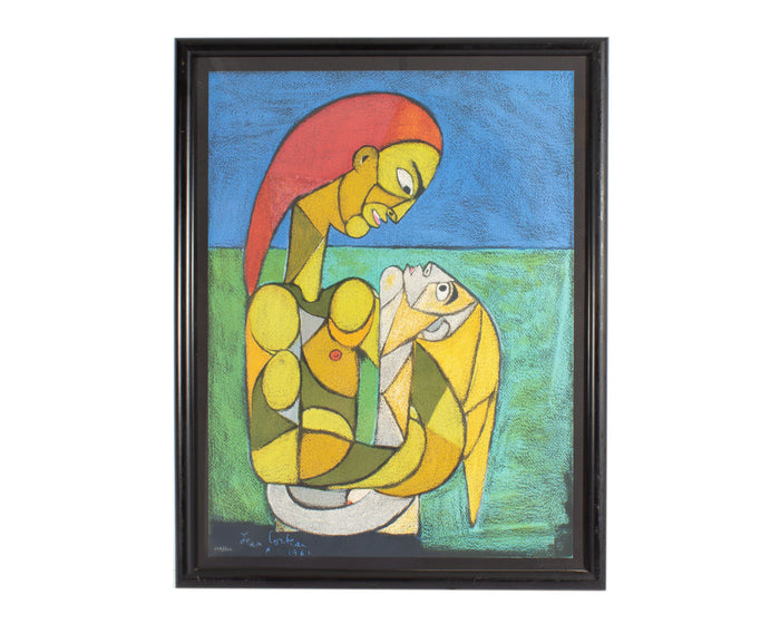 Jean Cocteau “Les Innamorati” Lithograph