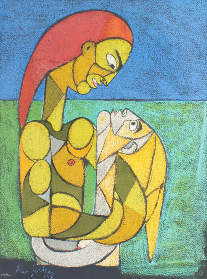 Jean Cocteau “Les Innamorati” Lithograph