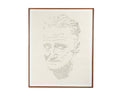 John Sokol 1977 “James Joyce as Ulysses” Word Portrait Serigraph Print