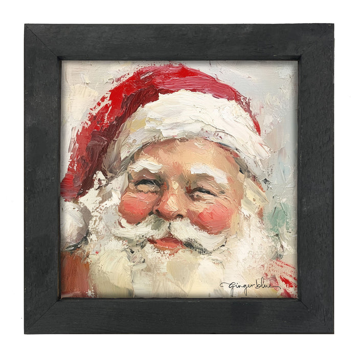 Jolly Santa - Framed Art