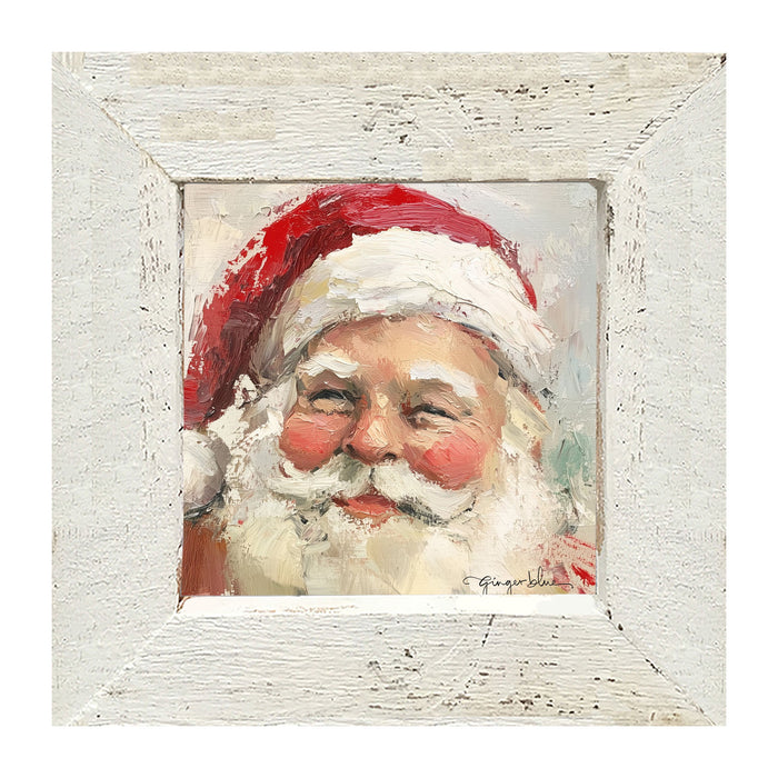 Jolly Santa - Framed Art