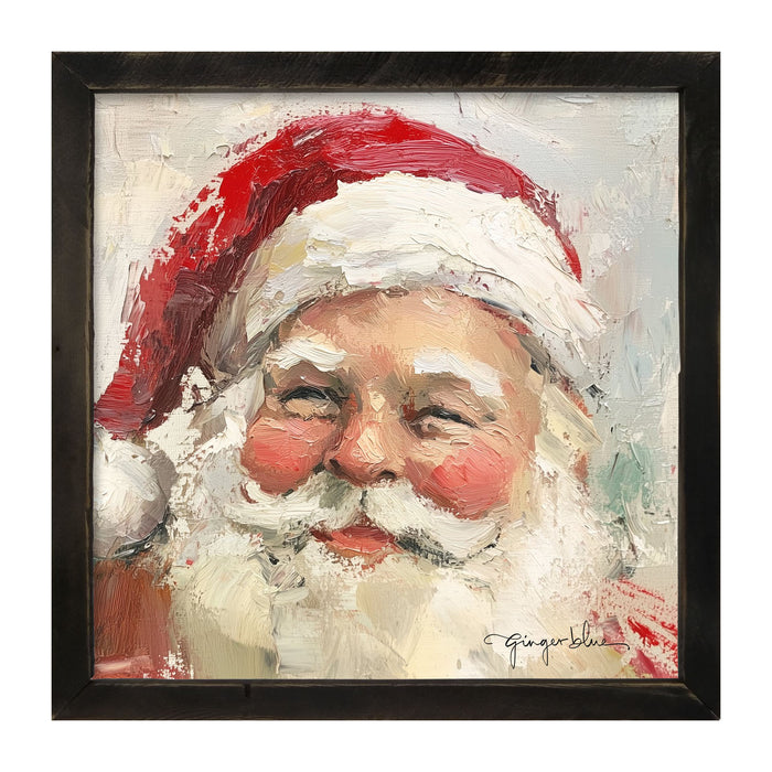 Jolly Santa - Framed Art