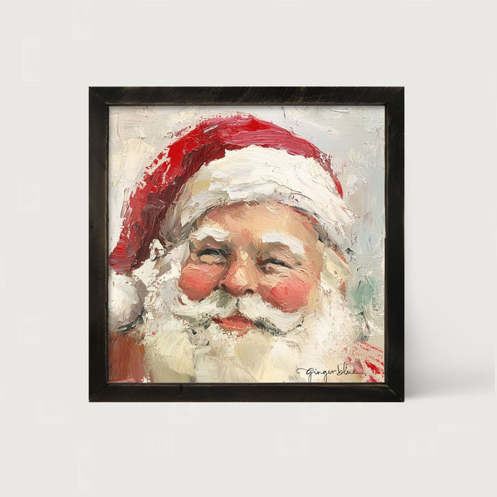 Jolly Santa - Framed Art