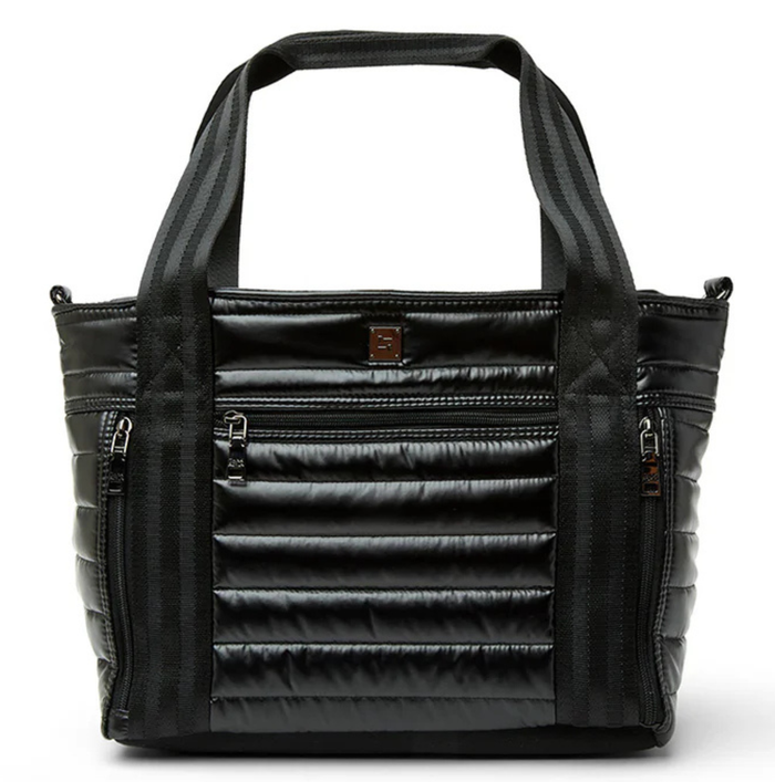 Think Royln Jr. Jetset Wingman travel bag with sleek black design and compact size, perfect for organized travel accessories.