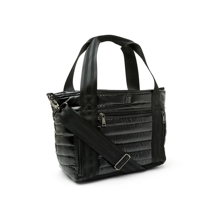 Pearl-black Jr. Jetset Wingman travel bag by Think Royln with sleek design and durable material, perfect for stylish travel accessories.