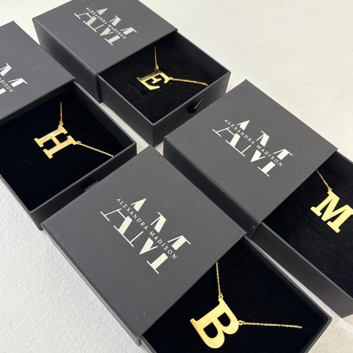 Jumbo Initial Necklace Custom