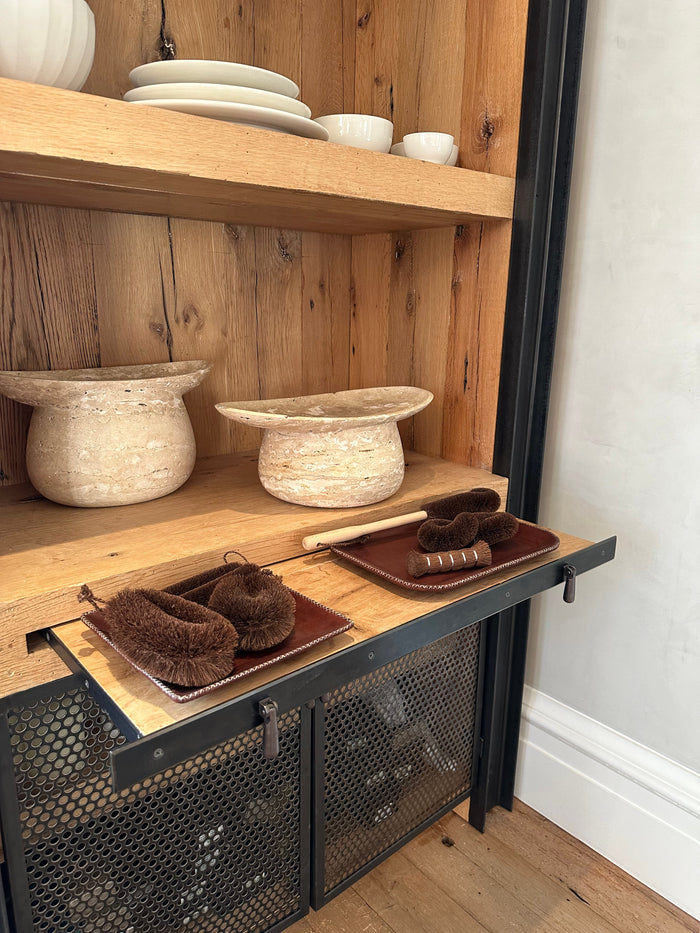 Large Rectangular Leather Tray by Sol y Luna