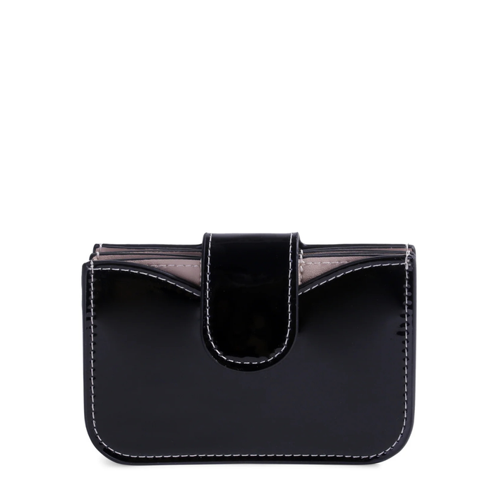 Lili Patent Leather Accordion Wallet