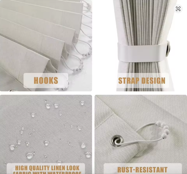 Magnetic Folding Accordion Door Curtain Wardrobe Curtain Room Divider