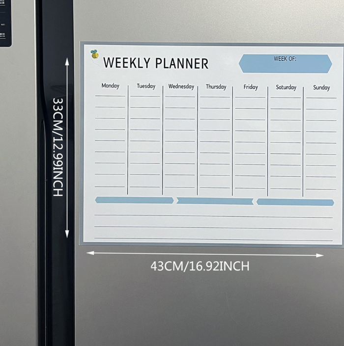 Magnetic Weekly Planner Whiteboard