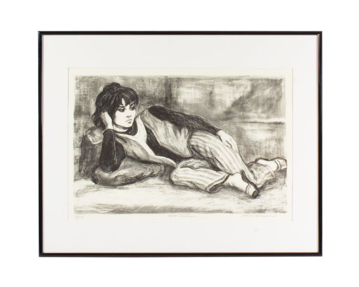Marion Greenwood “8th St. Odalisque” Lithograph