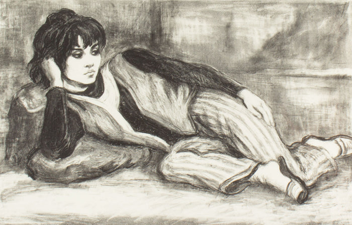 Marion Greenwood “8th St. Odalisque” Lithograph