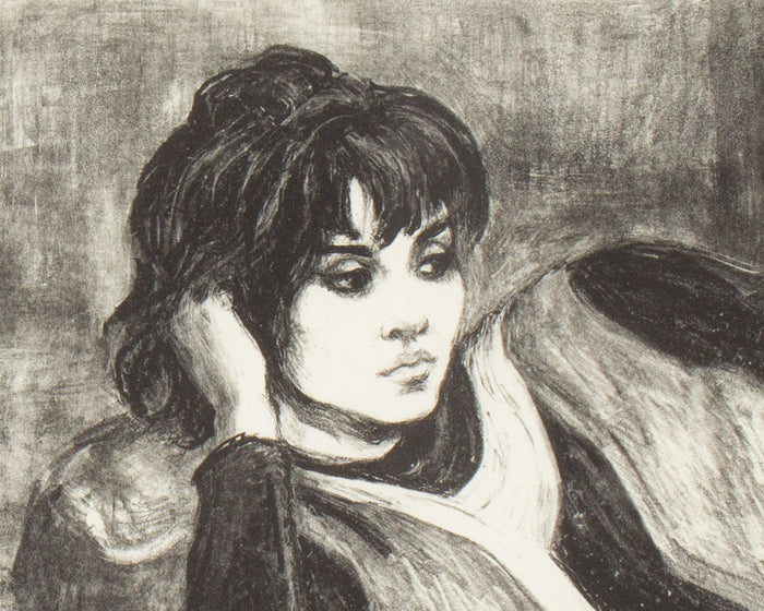 Marion Greenwood “8th St. Odalisque” Lithograph