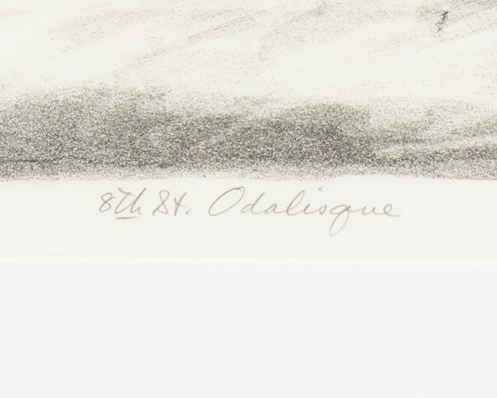 Marion Greenwood “8th St. Odalisque” Lithograph