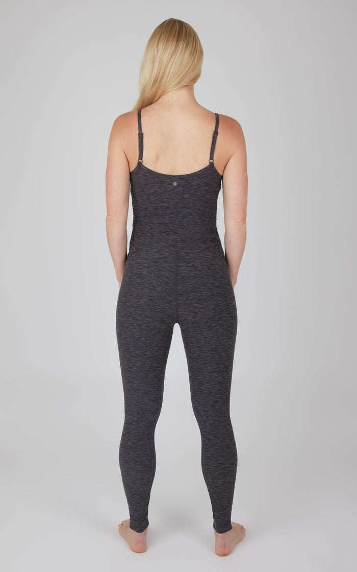 Maternity Heathered Lux Jumpsuit - 90 Degree by Reflex