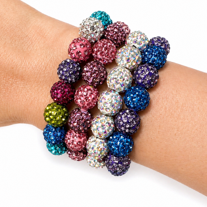 Colorful Mermaid Candy™ bracelet with vibrant beads and charm, featuring a mermaid and candy-themed design, from Private label.