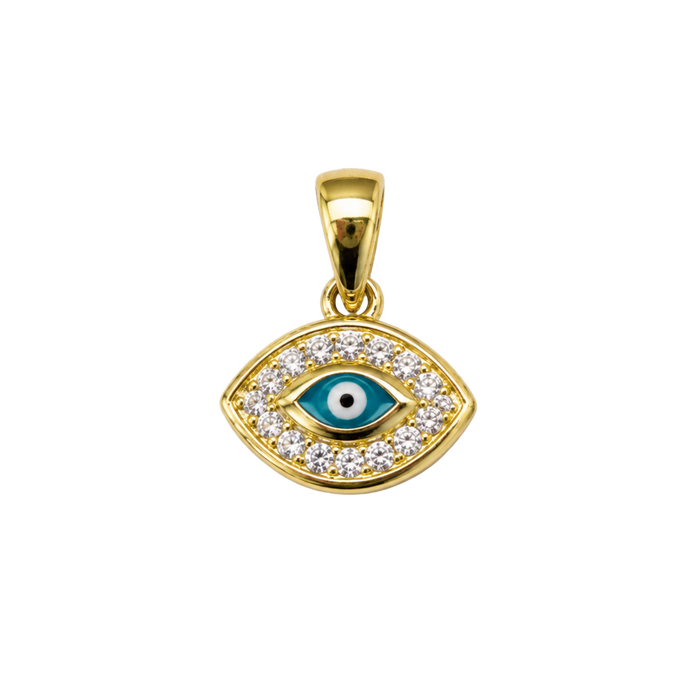 Mini Evil Eye Turquoise Charms