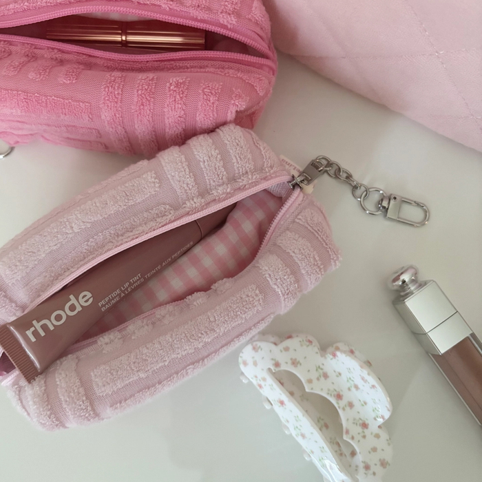 Mini Terry Keychain Pouch