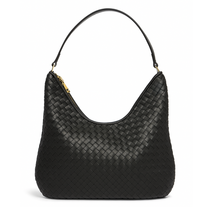 Monique Large hobo bag in soft fabric with a slouchy design and long shoulder strap, ideal for everyday use.