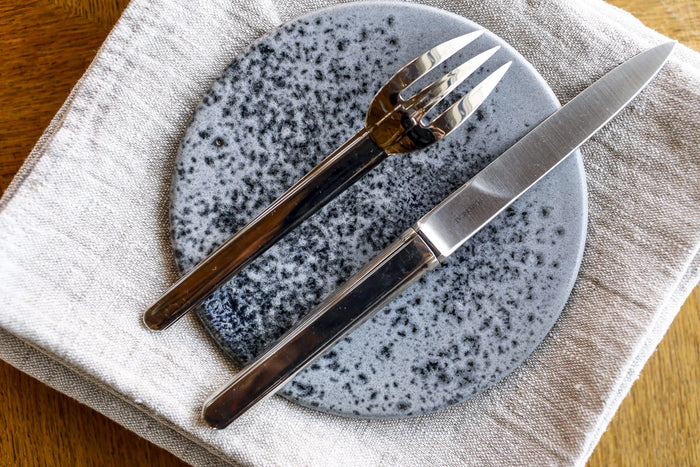 Puiforcat Normandie Fish Fork in Silver Plate by Puiforcat Tabletop New Cutlery Fork / Silver / Steel