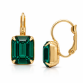 Sorrelli Octavia dangle earrings featuring sparkling gemstones and intricate silver-toned design on a white background.