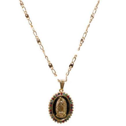Our Lady of Guadalupe Necklace (24K Gold Filled)