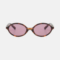 oculos siena sol leopardo rosa frente