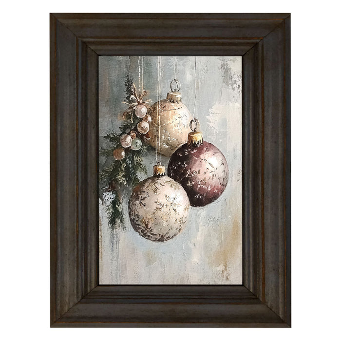Pine Sprig with Ornaments