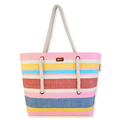 Sun n Sand Poppy Beach Tote bag with colorful floral design, spacious interior, perfect for carrying beach essentials.