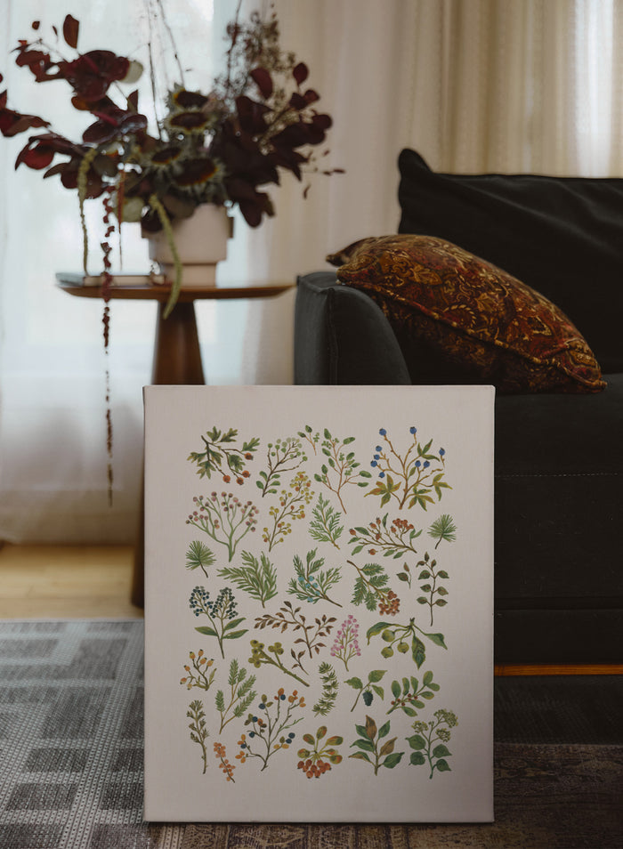Pressed Botanical Study, Poster