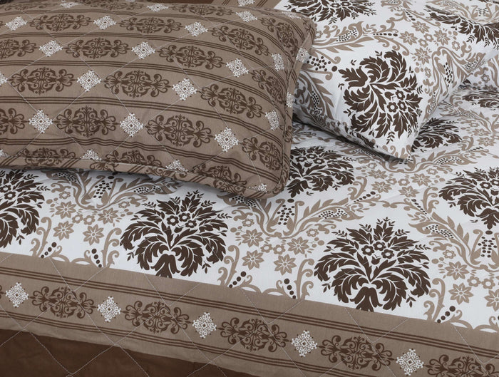 Quilted Comforter Set 6 Pcs Design 1000 - Nishat Creative Store