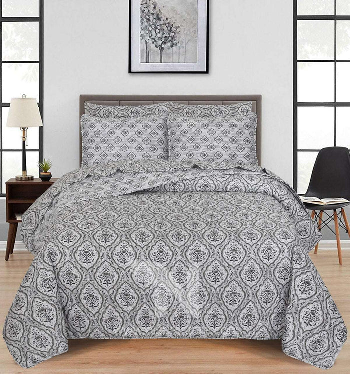 Quilted Comforter Set 6 Pcs Design 1003 - Nishat Creative Store