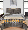 Quilted Comforter Set 6 Pcs Design 999 - Nishat Creative Store