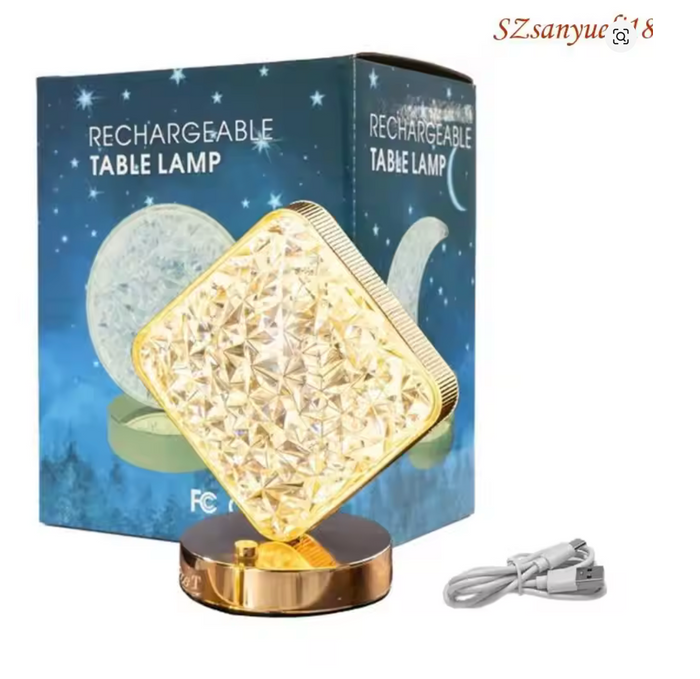 Rechargeable Moon/Round/Square/Star Projection Night Light with Touch Control
