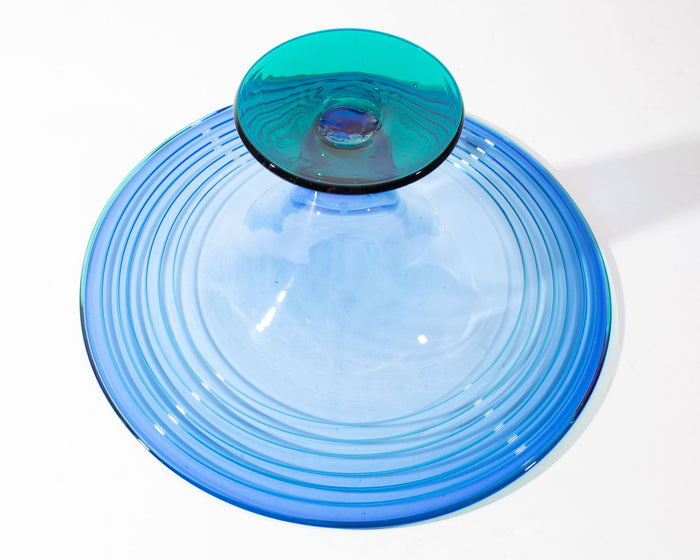 Richard Blenko 2000 Glass Compote